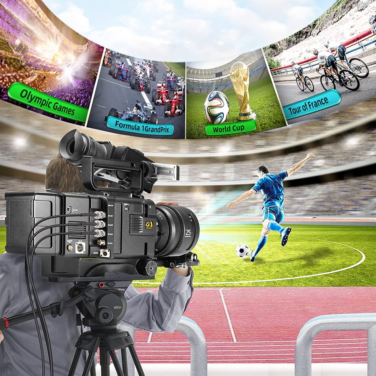 SUPERBAT hdsdi Cable 75 Ohm BNC 4694R Belden 3g/6g/12G-SDI 4k/8k Video Recorder sdi Cable 12g